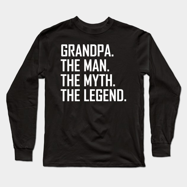 cool grandpa Long Sleeve T-Shirt by Thinkerman